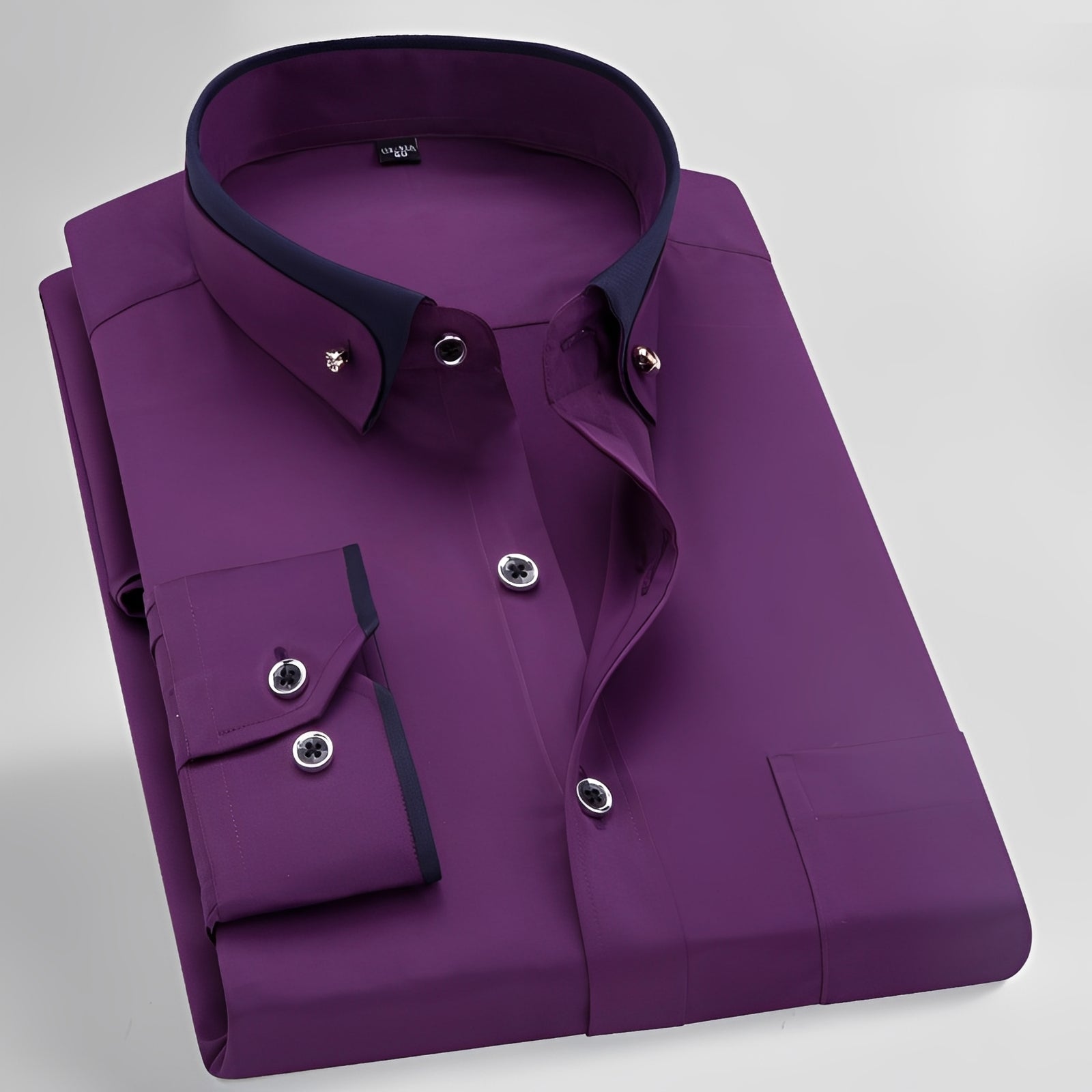 Glindel - Men's classic long-sleeve shirt