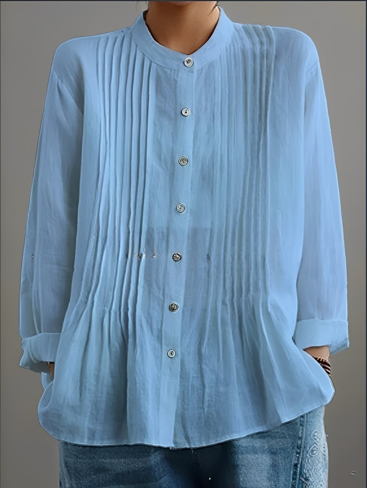 Tiphanie - Fashionable long-sleeve Blouse for women