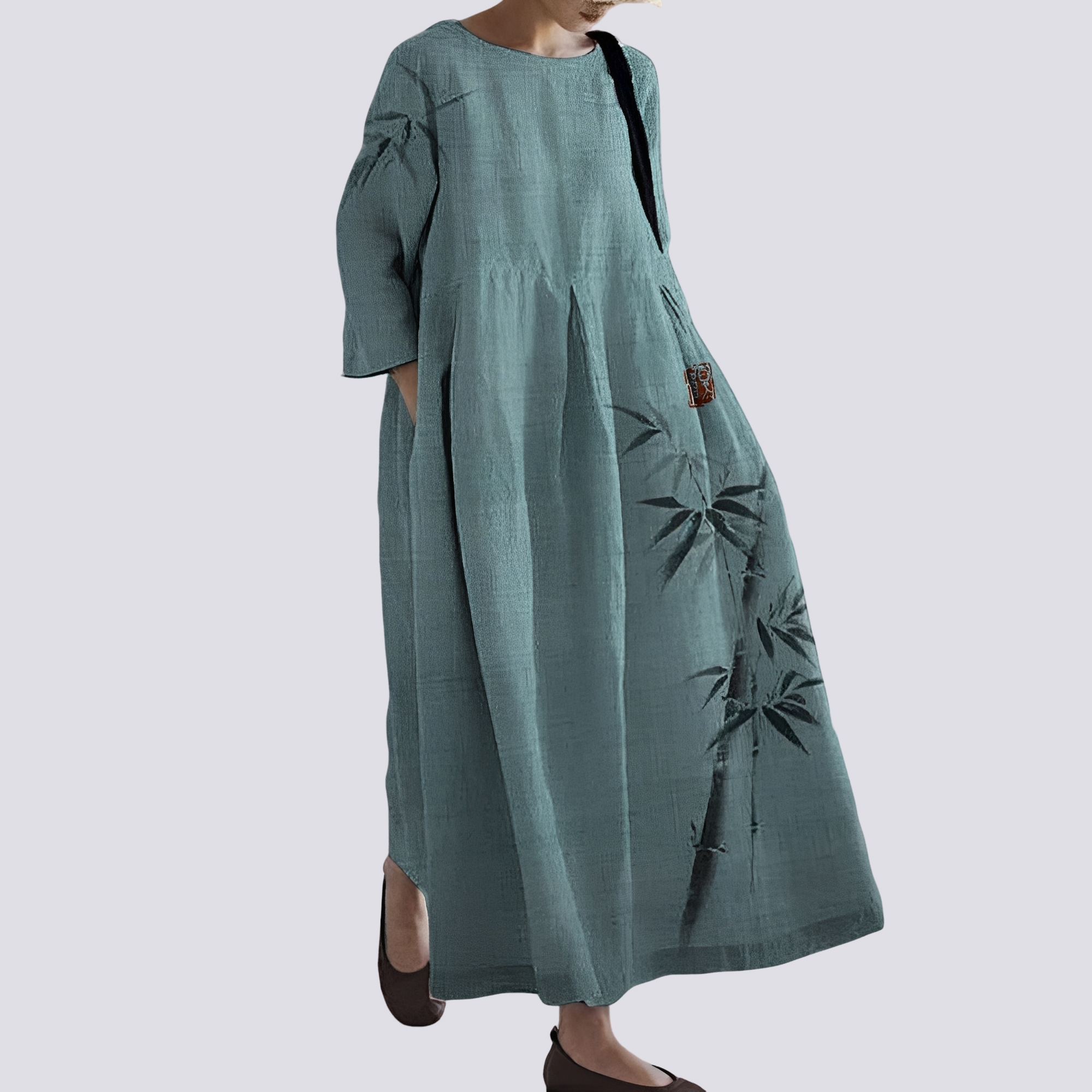 Veronica - Women's loose dress with pockets