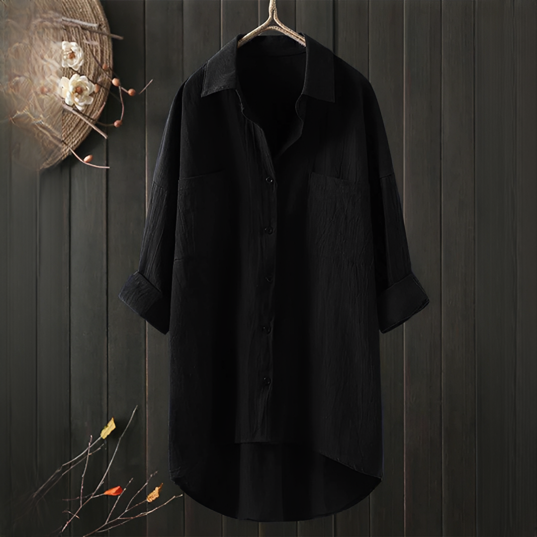 Ziva - Loose Fitting Casual Shirt
