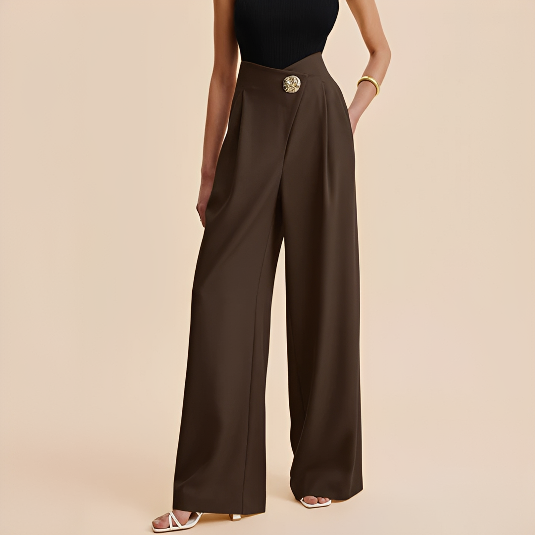 Joyce - High-Waist Wide-Leg Pants