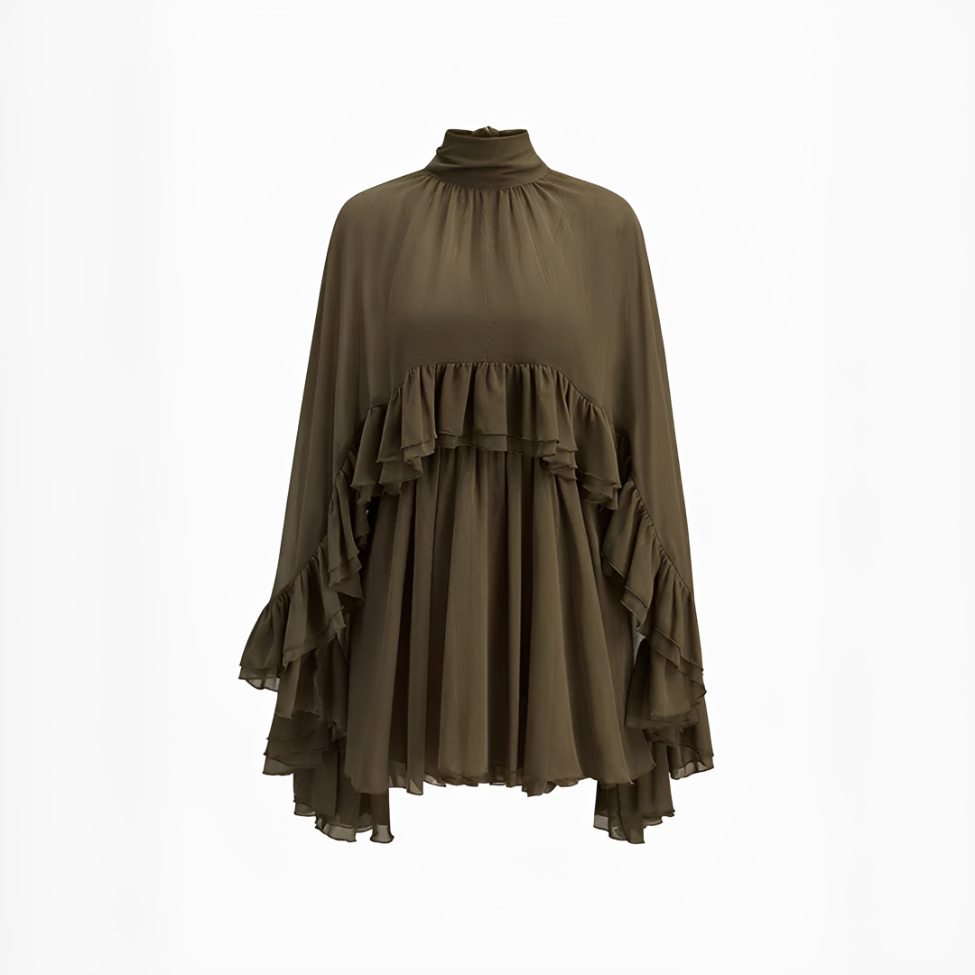 Zhuchin - Fashionable dress with ruffles