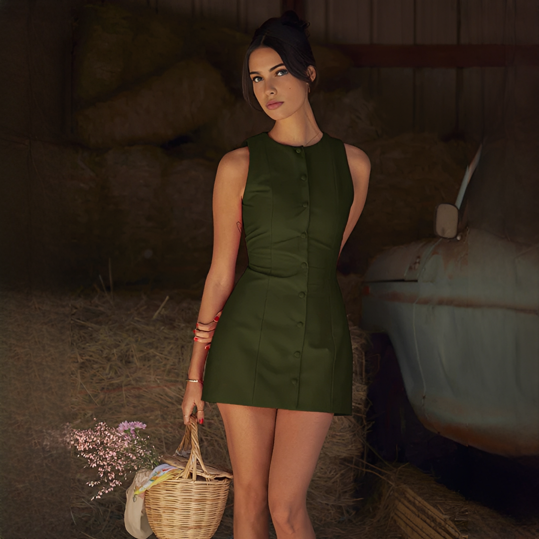 Ellisia - Chic sleeveless mini dress