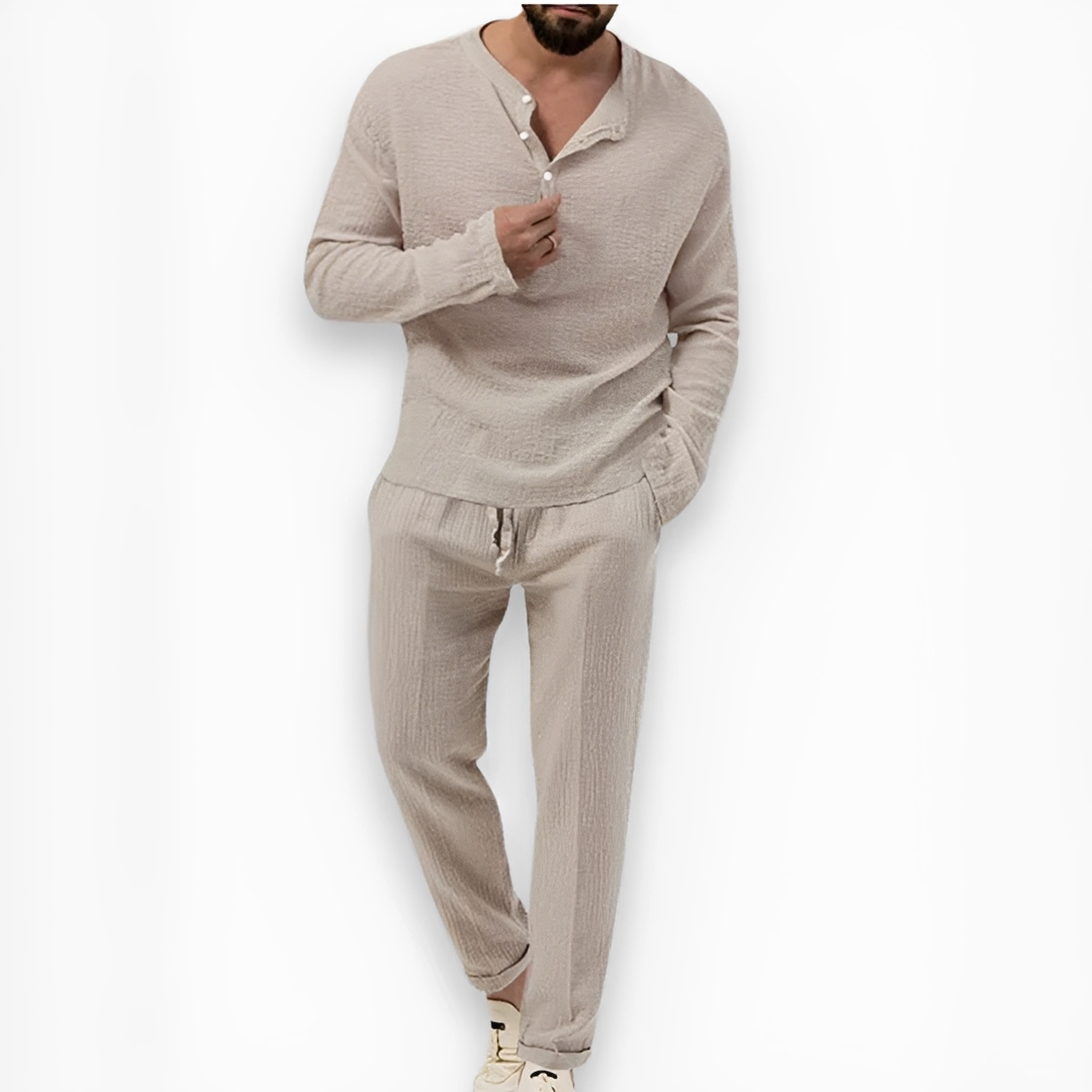 Eduard - Men's summer pants and top set