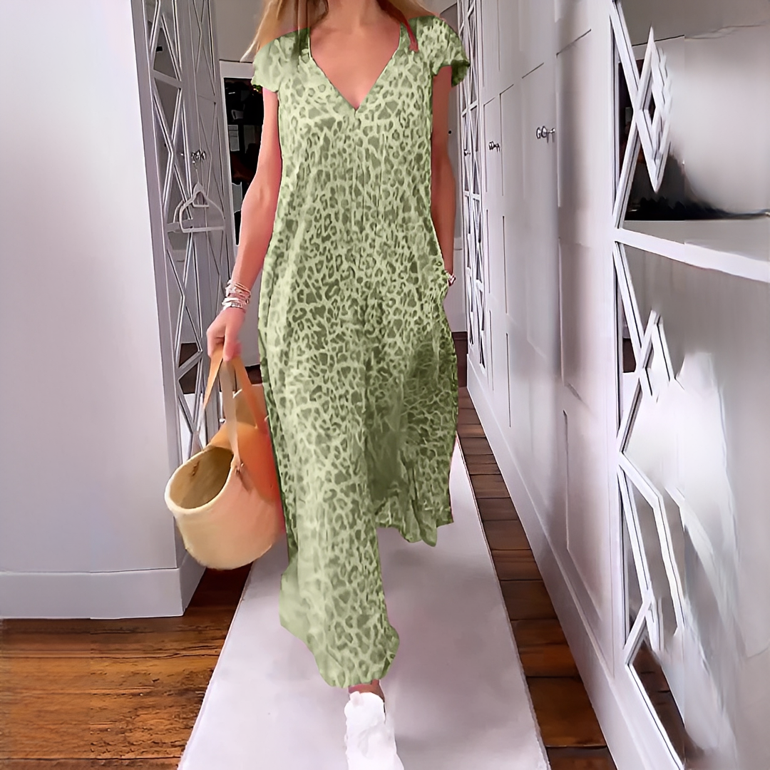 Elsie - Trendy Short Sleeve Dress