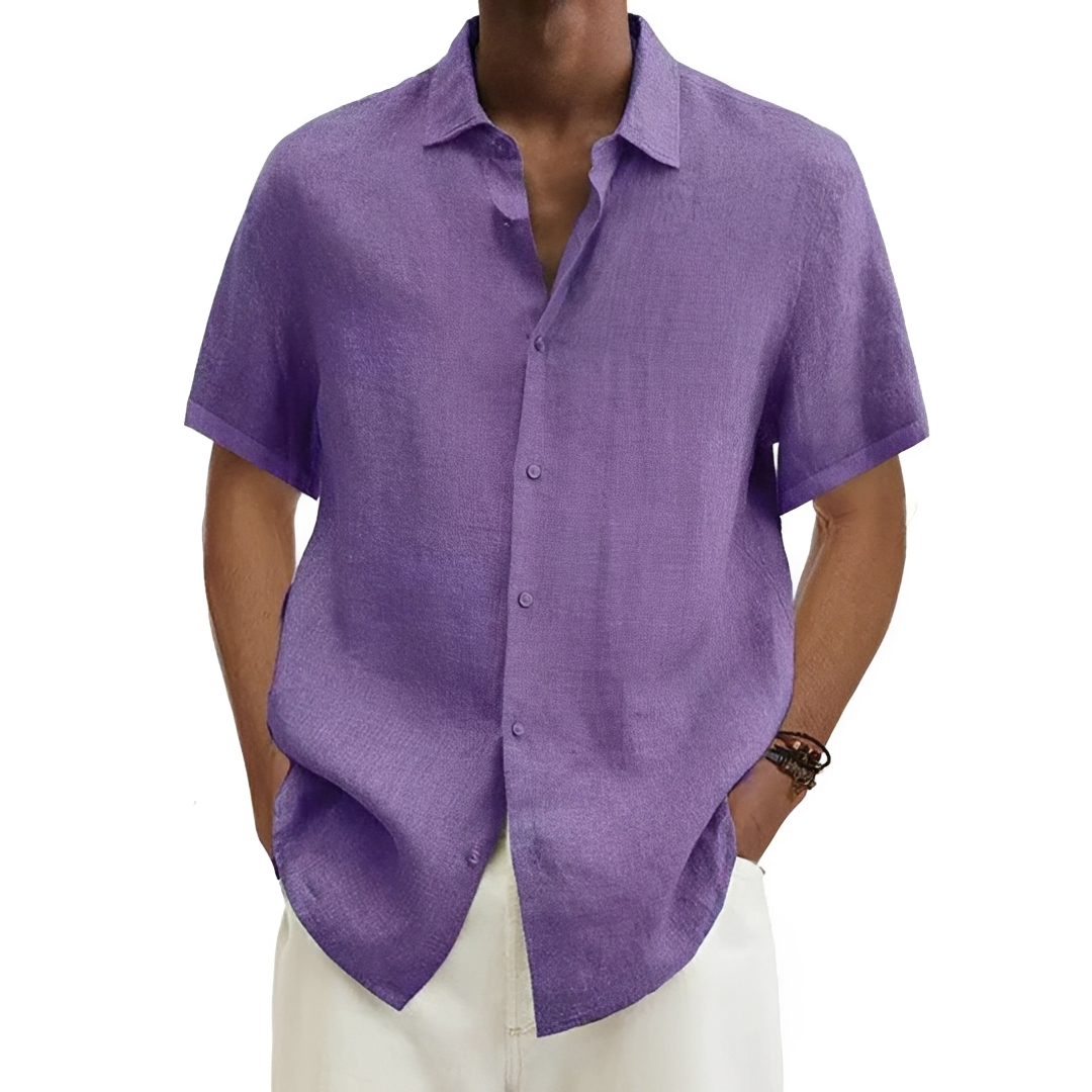 Aamon - Breathable Summer Polo Shirt for Men