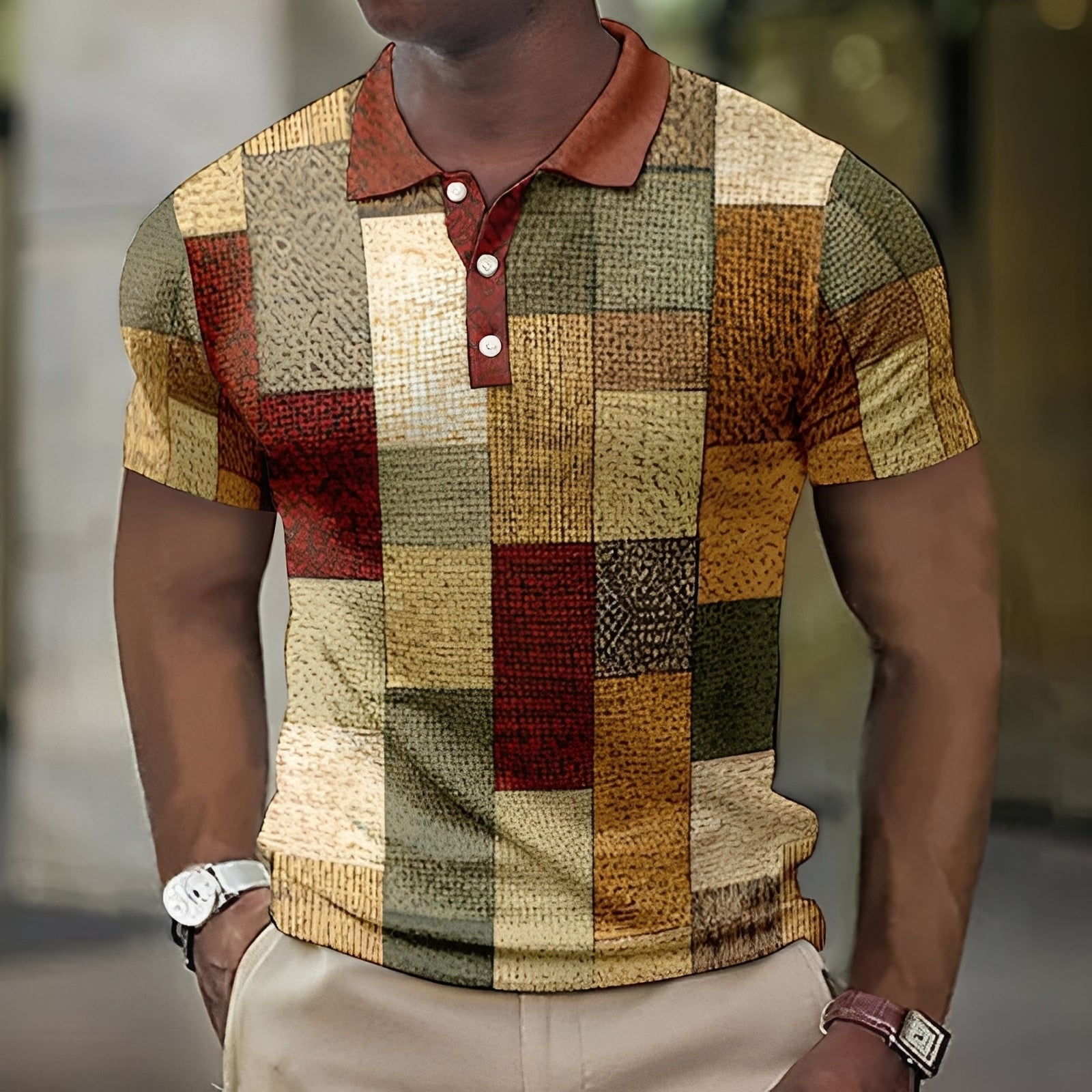 Jimmy - Stylish Plaid Print Shirt