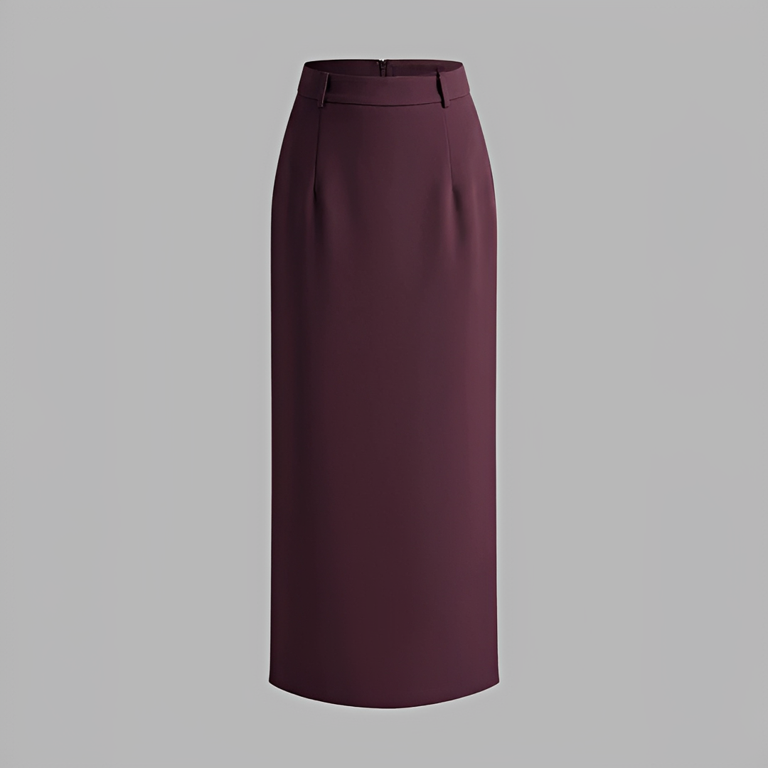 Alita - Stylish long skirt with slit