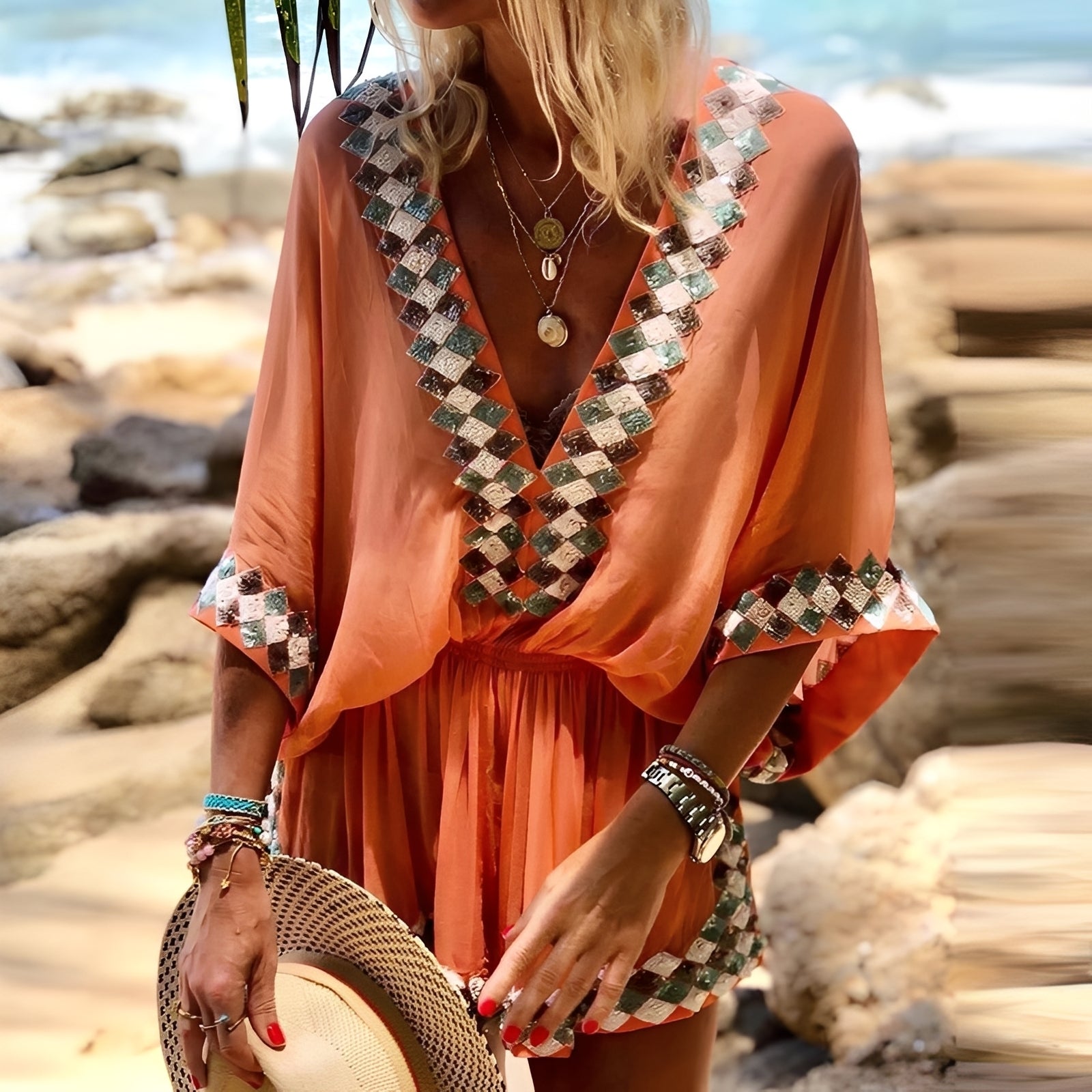 Jenn - Trendy Bohemian Romper