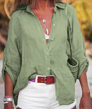 Joyce - Women's Casual, Loose-Fitting Blouse