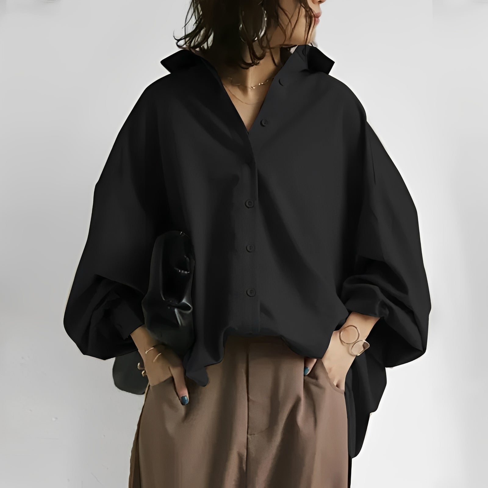 Brittney - Relaxed Oversized Blouse