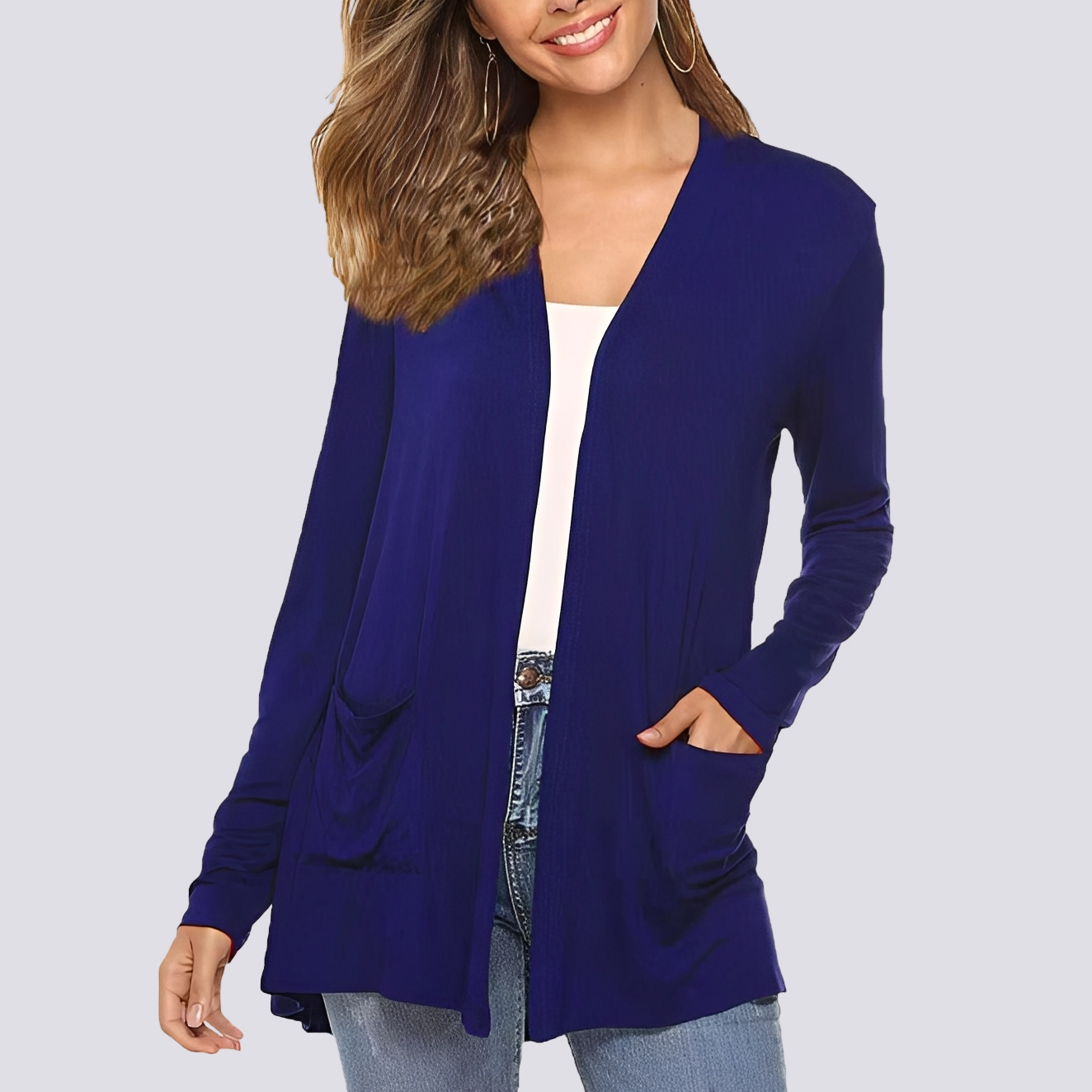 Bertha - Casual Long-sleeve Cardigan