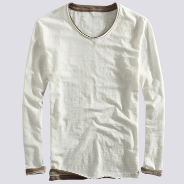 Jack - Trendy Long-sleeved Distressed Shirt