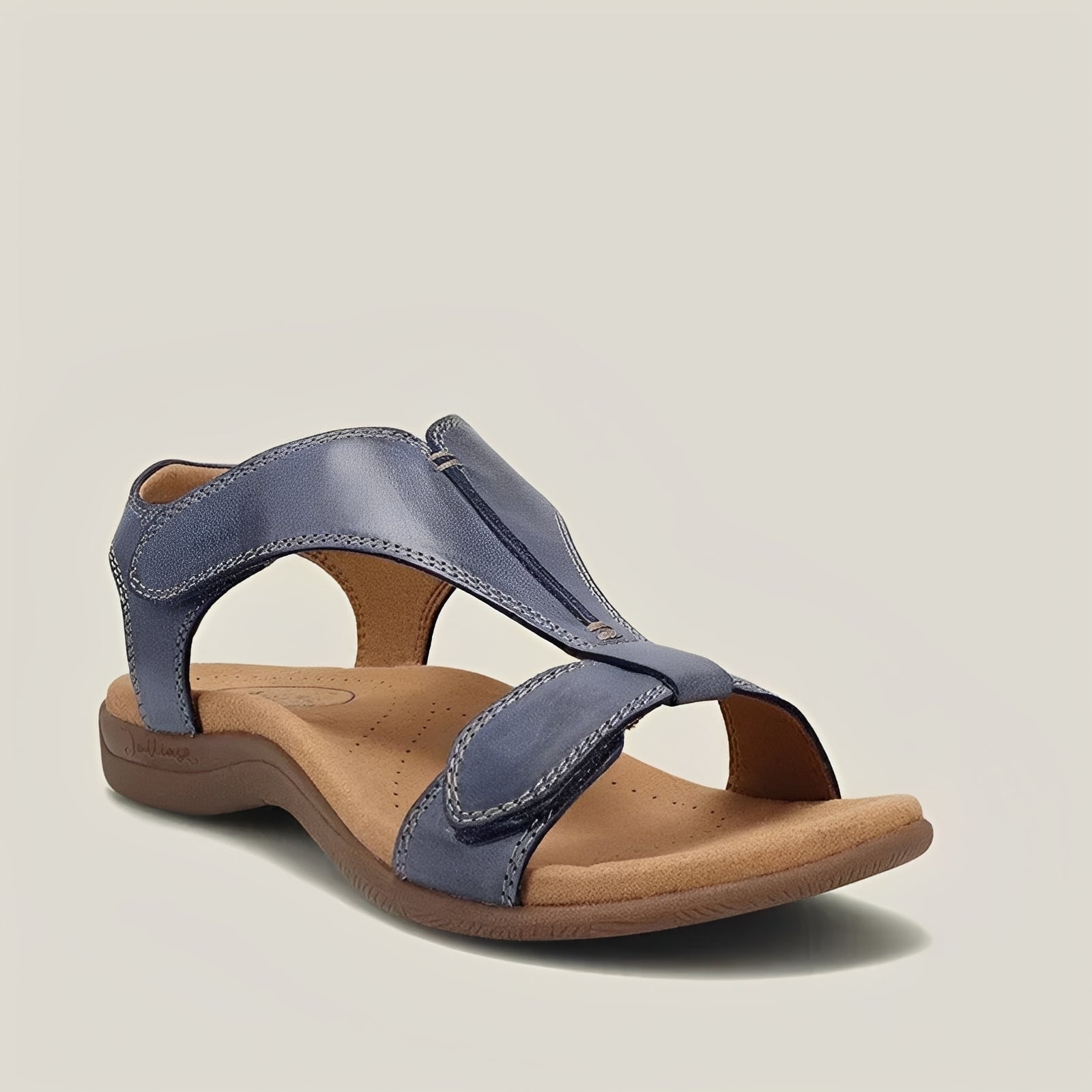Sharon - Platform Sandals with Velcro Strap