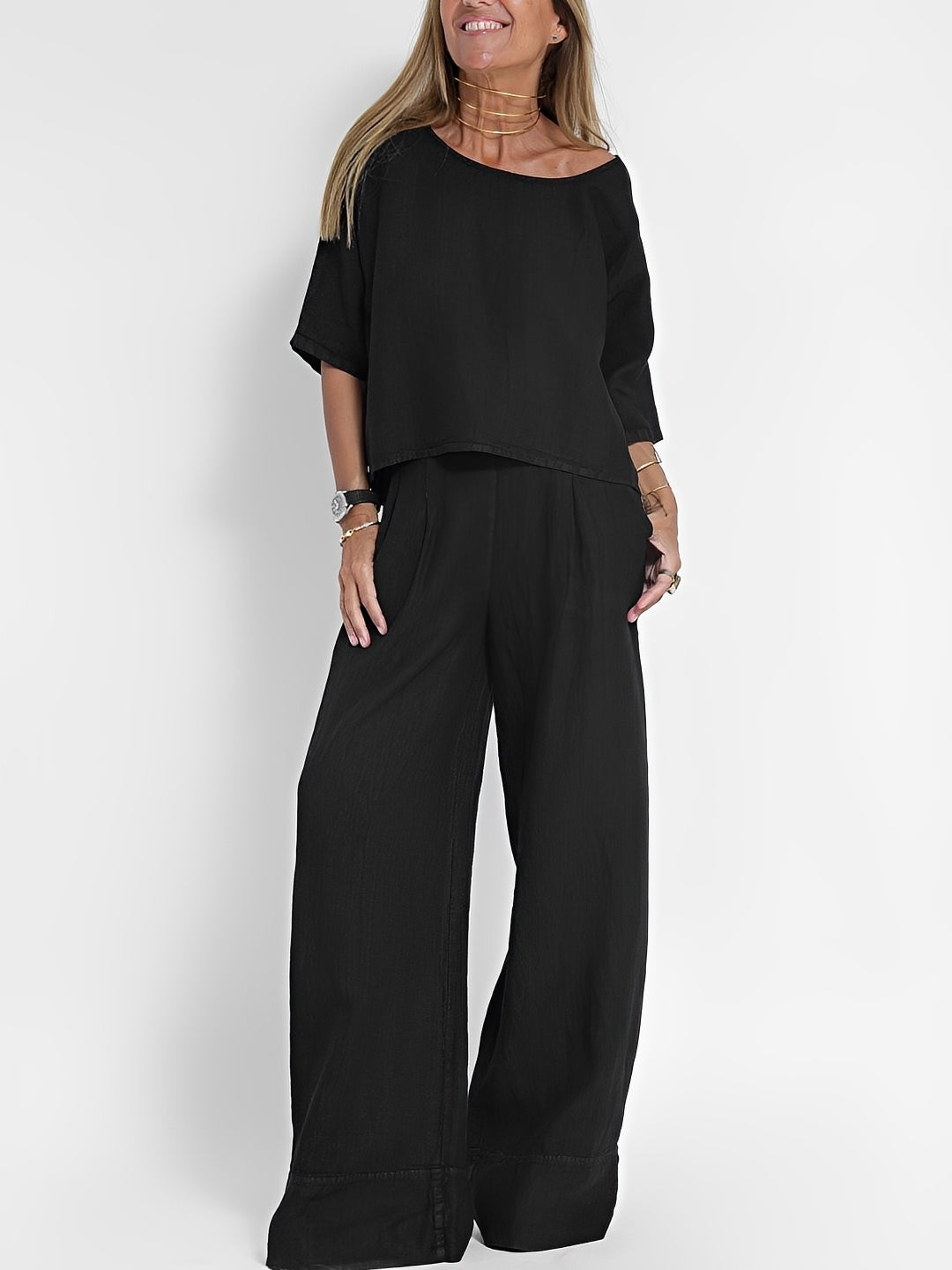 Leona - Casual Loose Two-piece Set