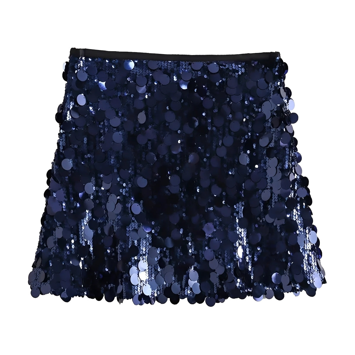 Abbey - Chic Gleaming Mini Skirt