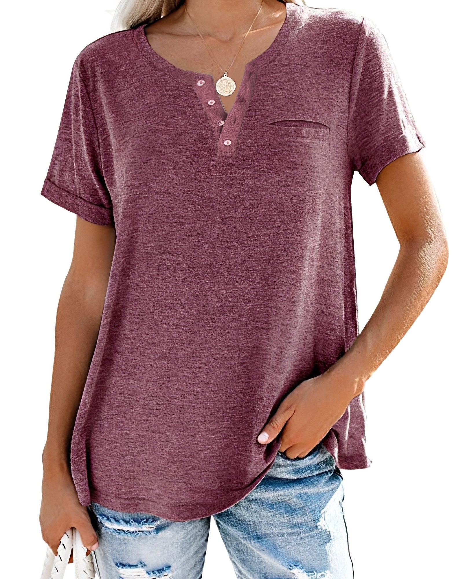 Alyssa - Women's casual, loose-fitting T-shirt