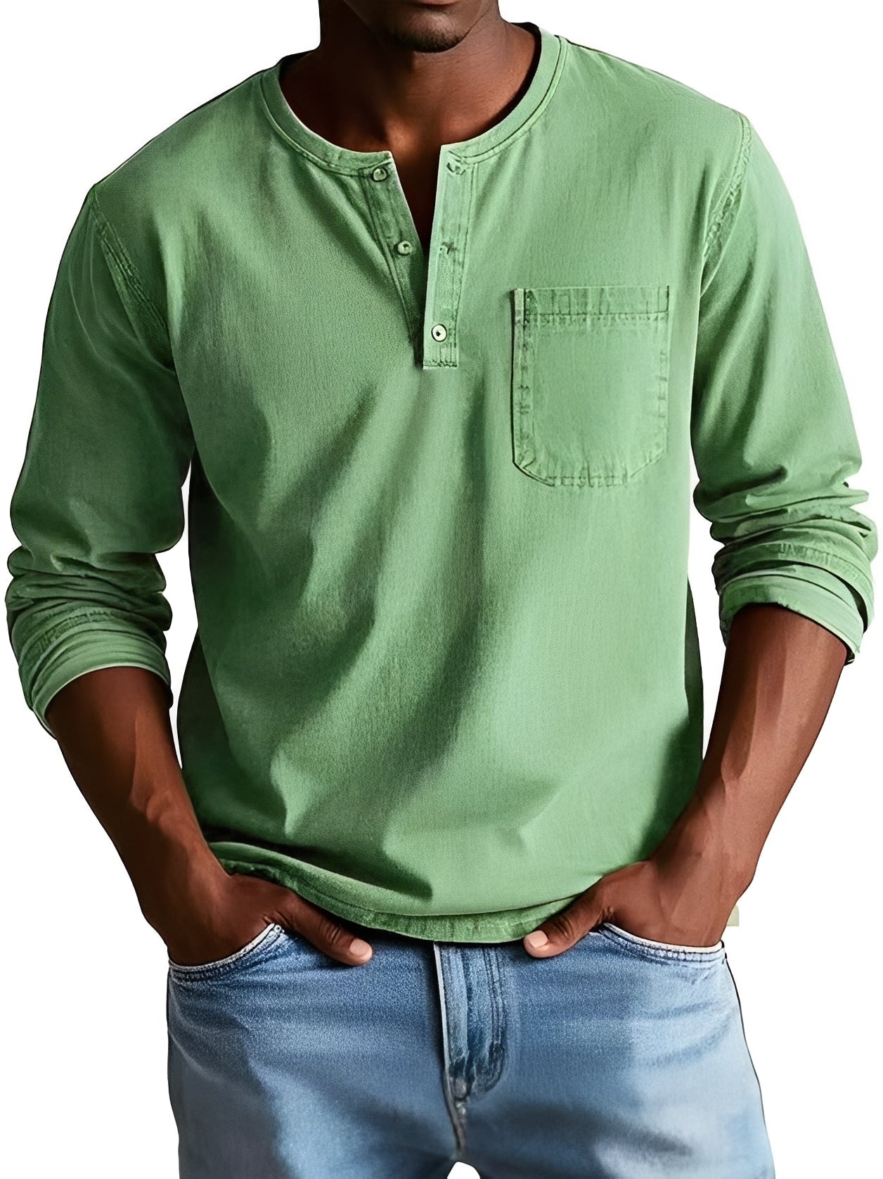 Steve - Men's casual long-sleeve shirt