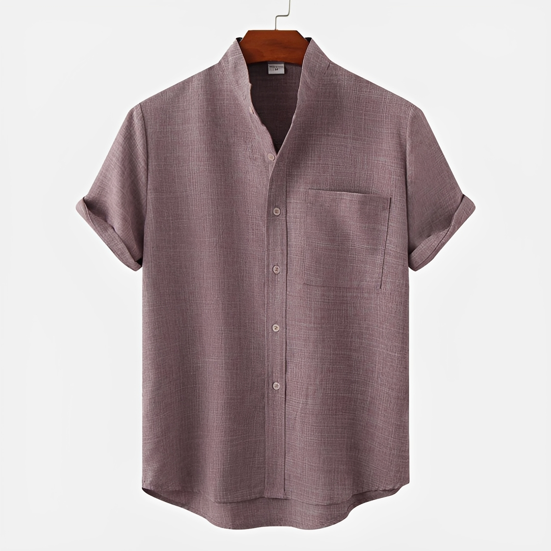 Hayden - Basic Button-Up Polo Shirt