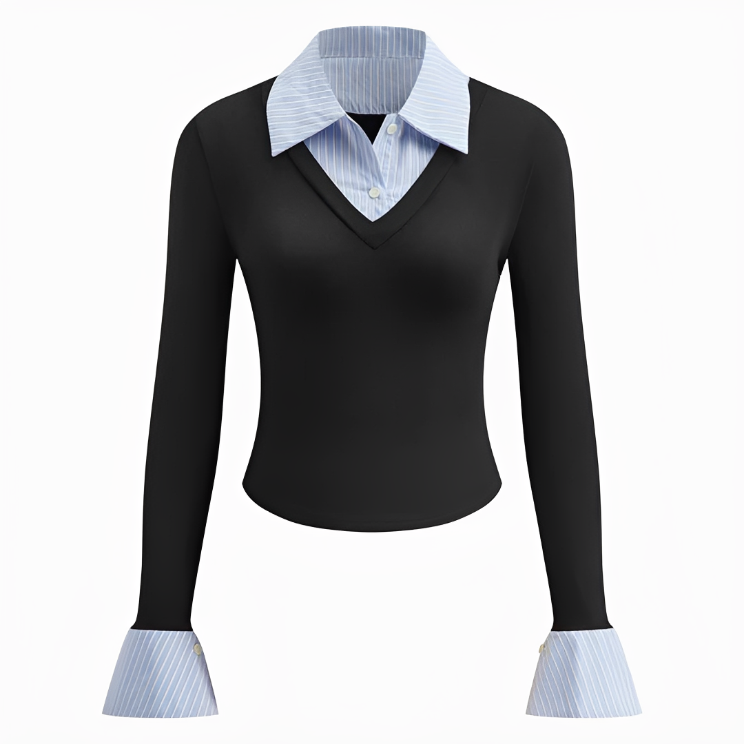 Venedita - Cozy Long Sleeve Shirt