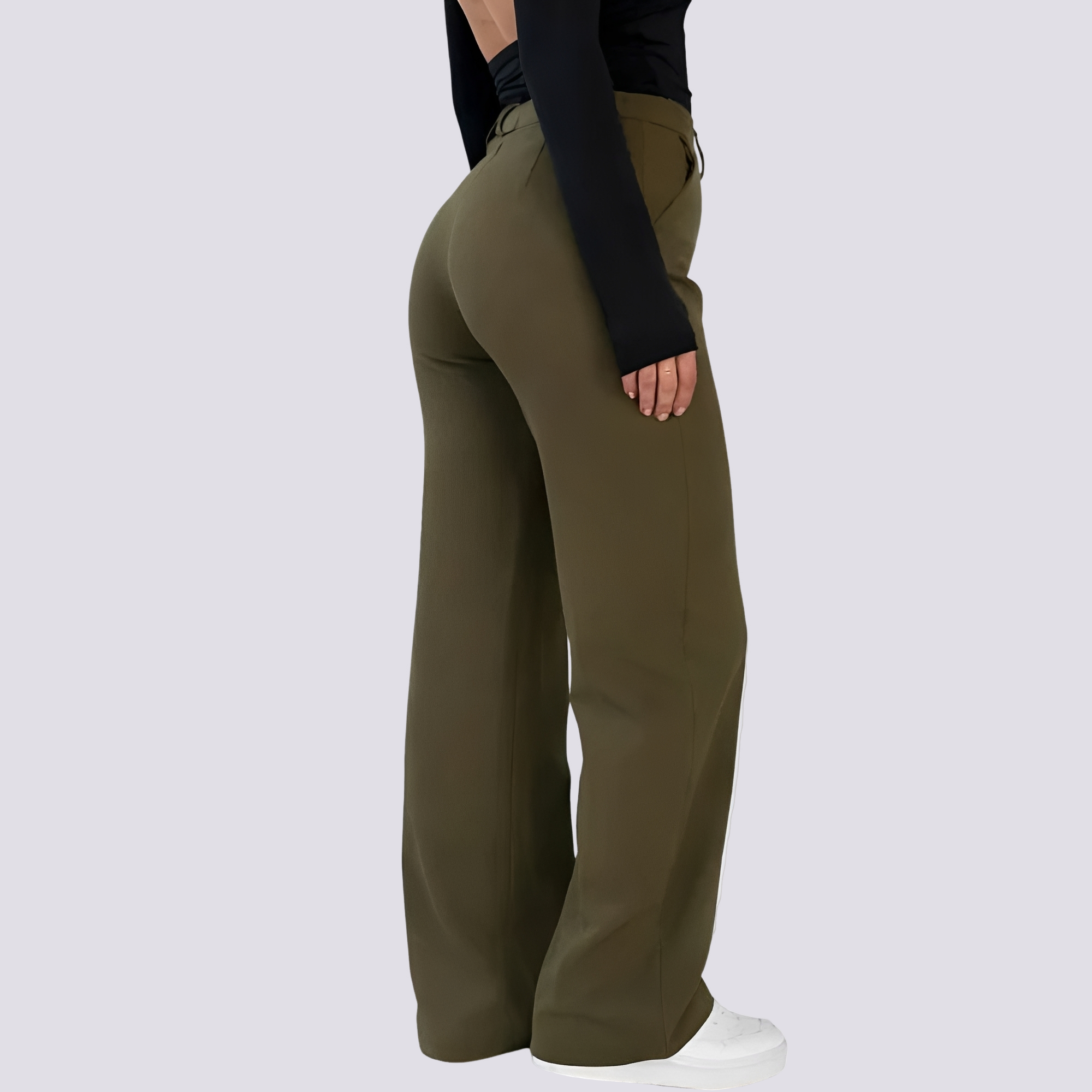 Herbie - Casual High Waist Trousers