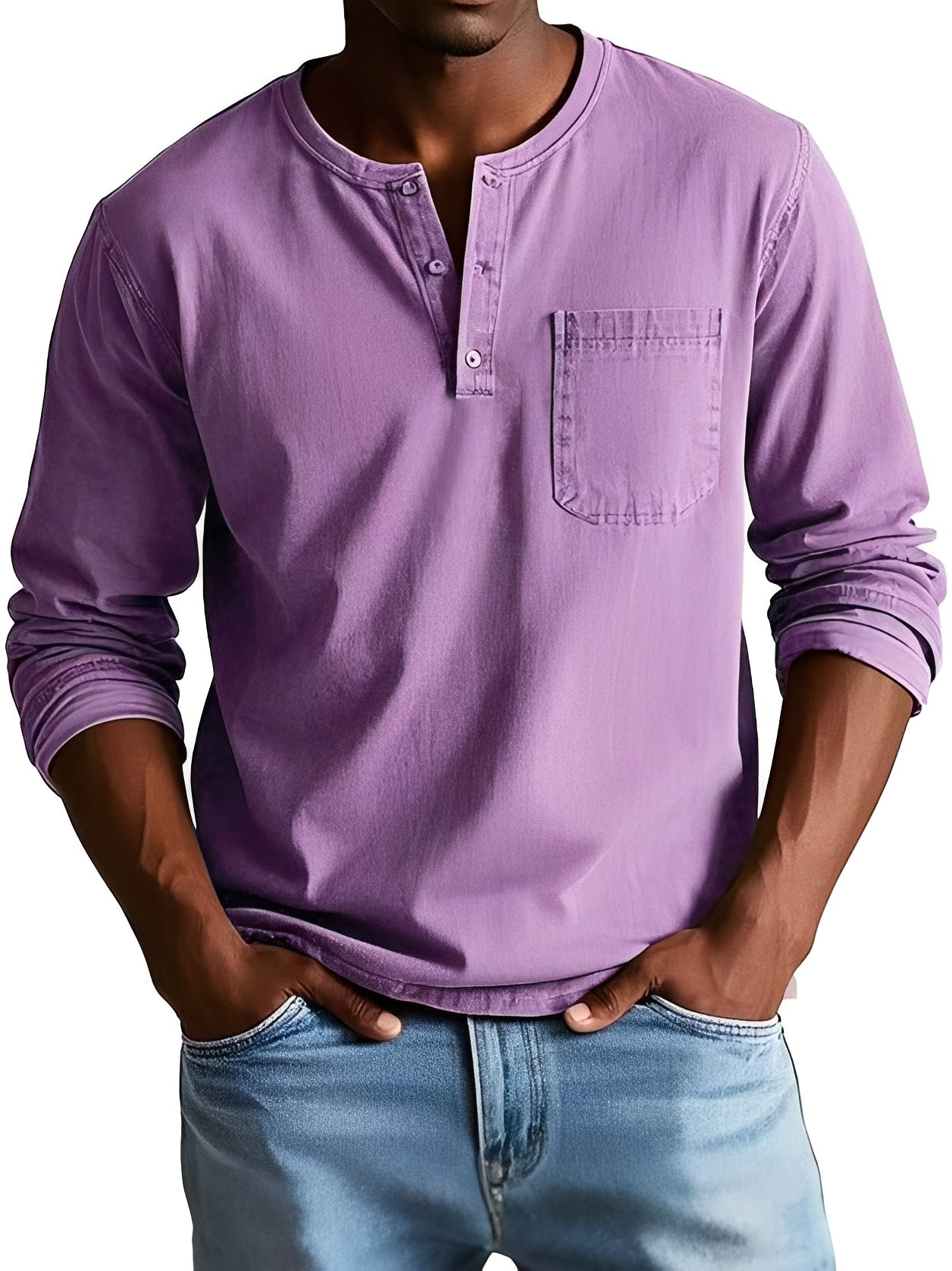 Steve - Men's casual long-sleeve shirt