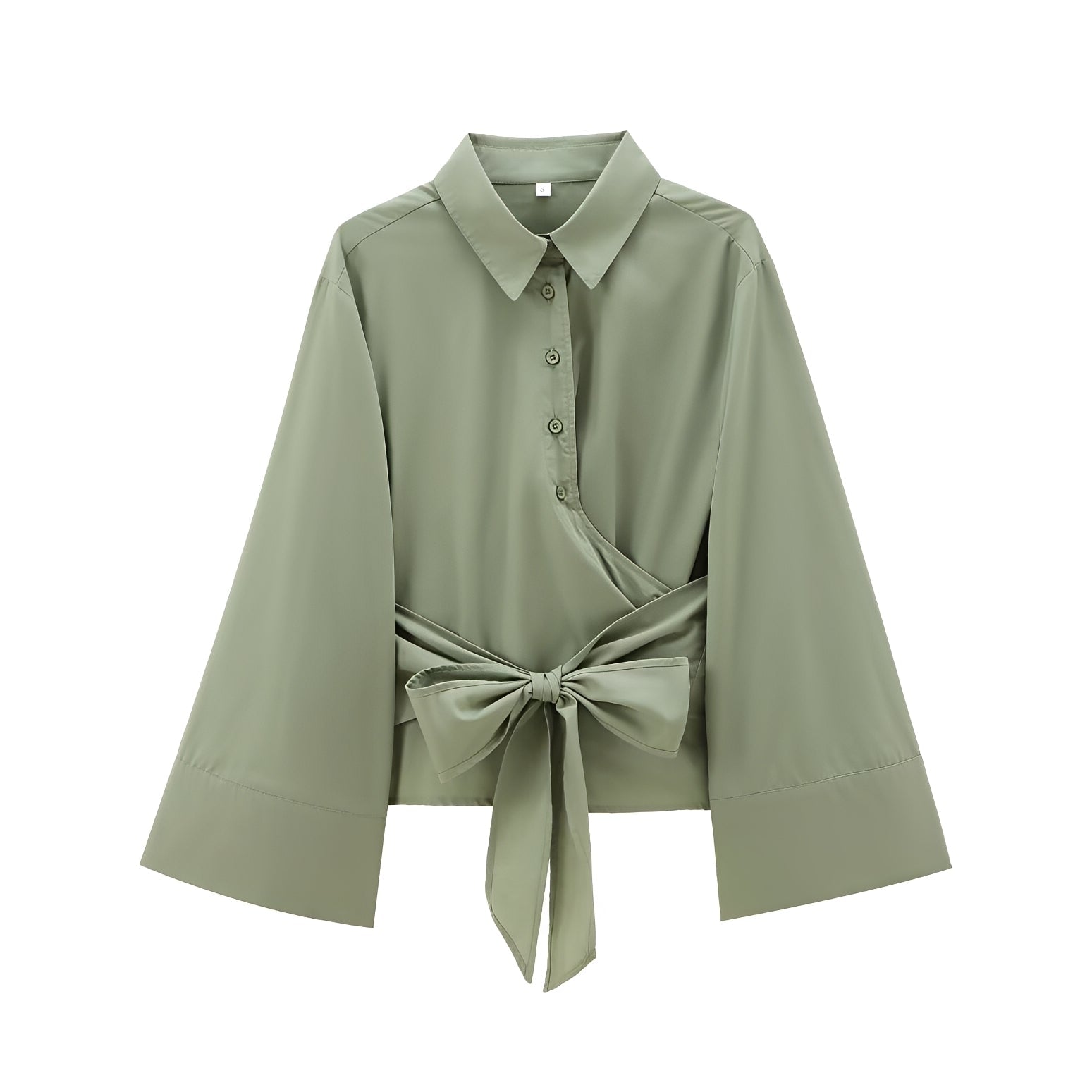 Shania - Trendy women's top with loose fit and belt