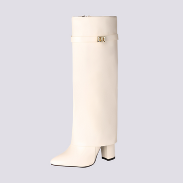 Jacqueline - Trendy Boots with Chunky Heel