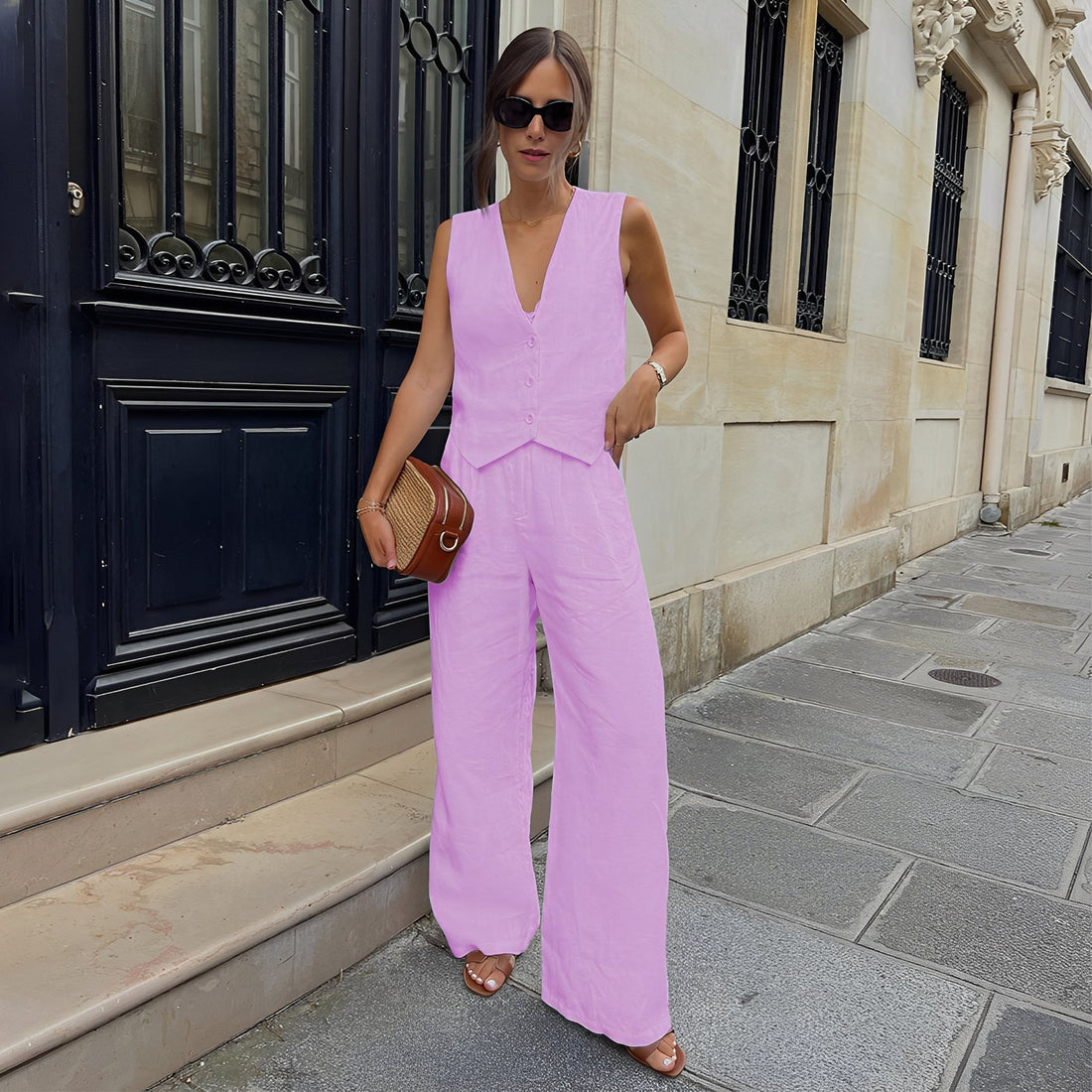 Relna - Comfortable Vest and Pants Set
