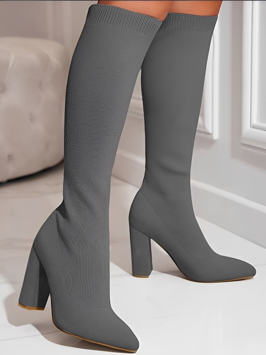 Karina - Fashionable High-Heeled Boots