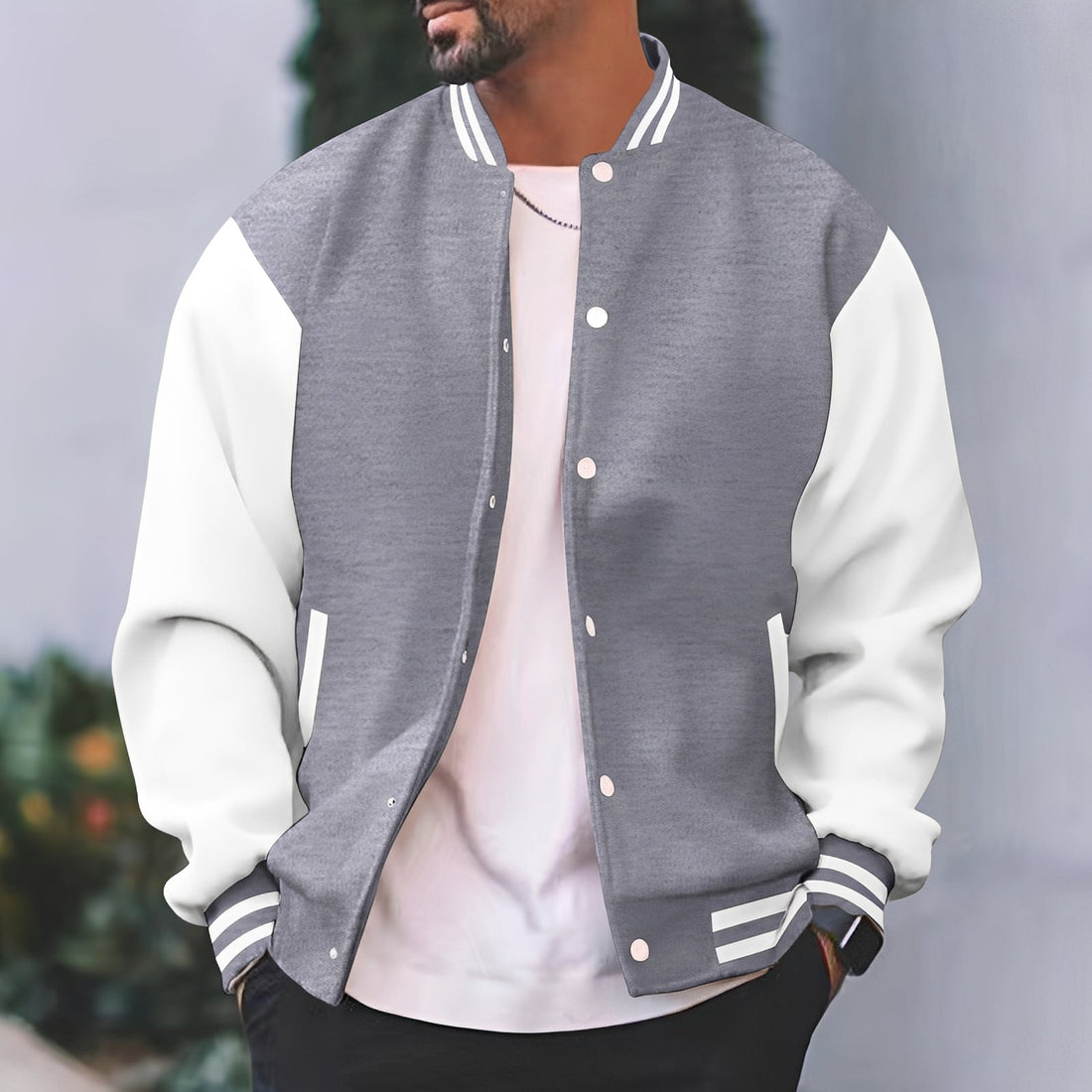 Greg - Men's stylish, loose-fit bomber jacket