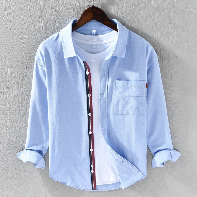 Oskar - Stylish Long-Sleeve Shirt