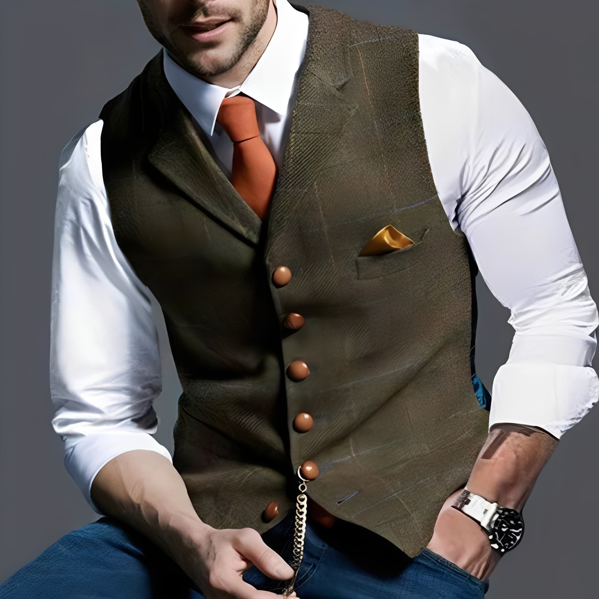 Royen - Refined and Luxurious Vest for Men