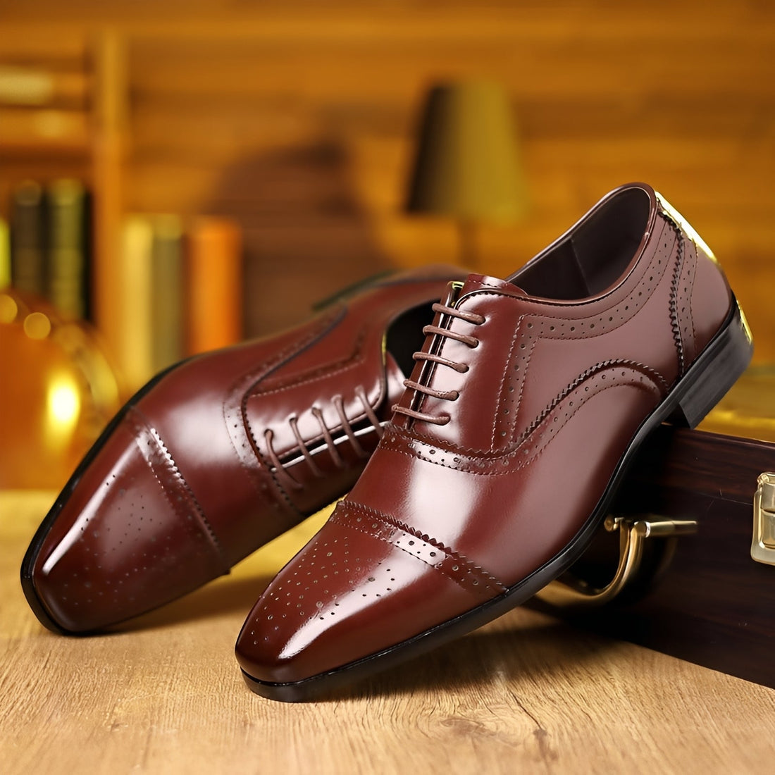 Ronan - Men's vintage pointed shoes