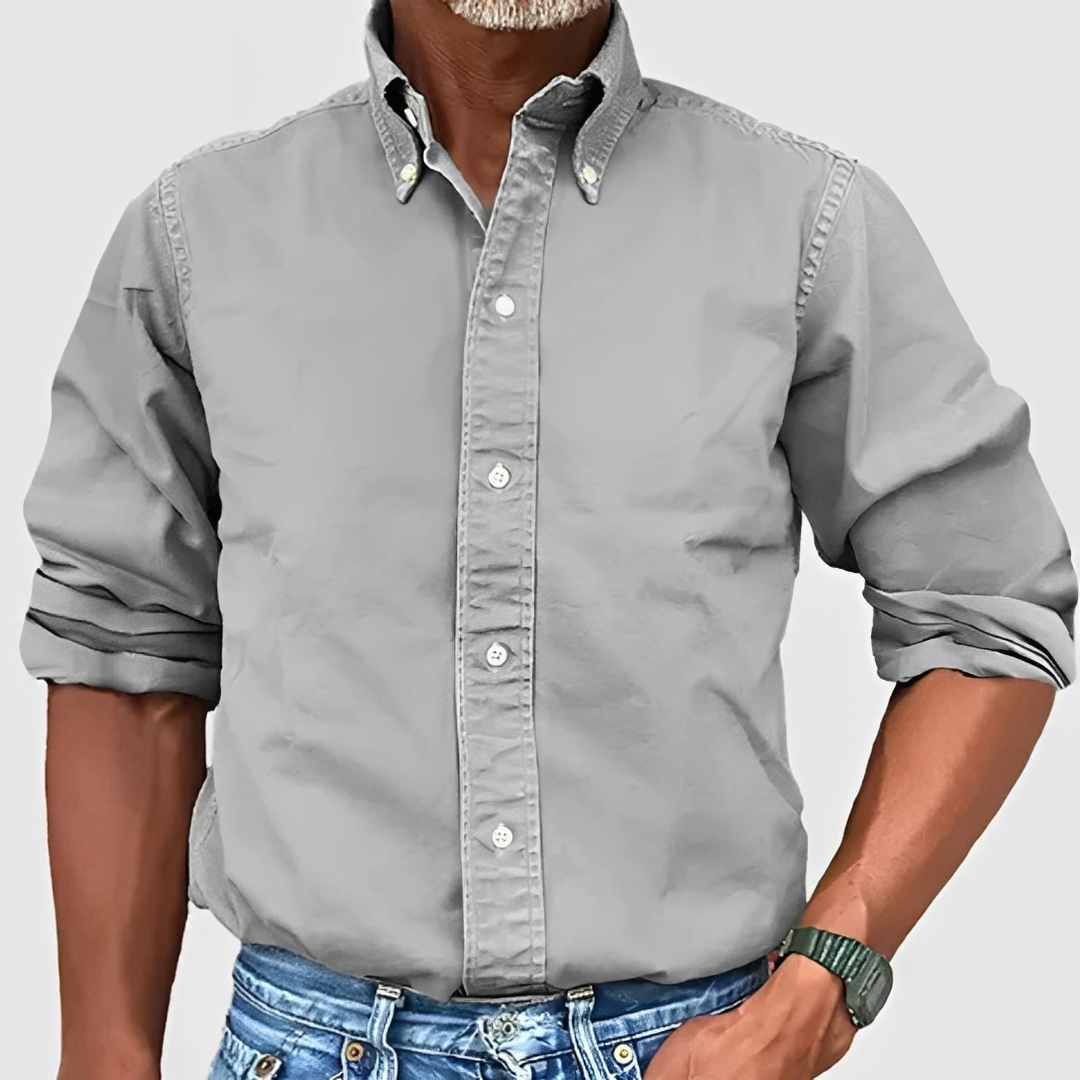 Edmond - Men's traditional long-sleeve shirt