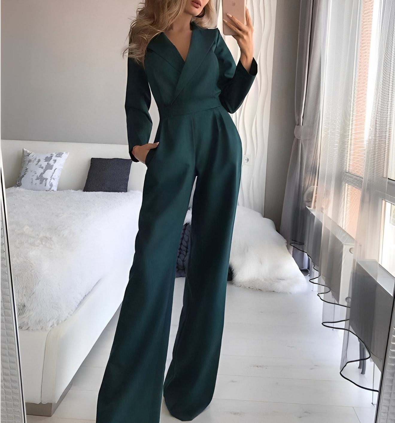 Emilie - Stylish Long Sleeve Jumpsuit