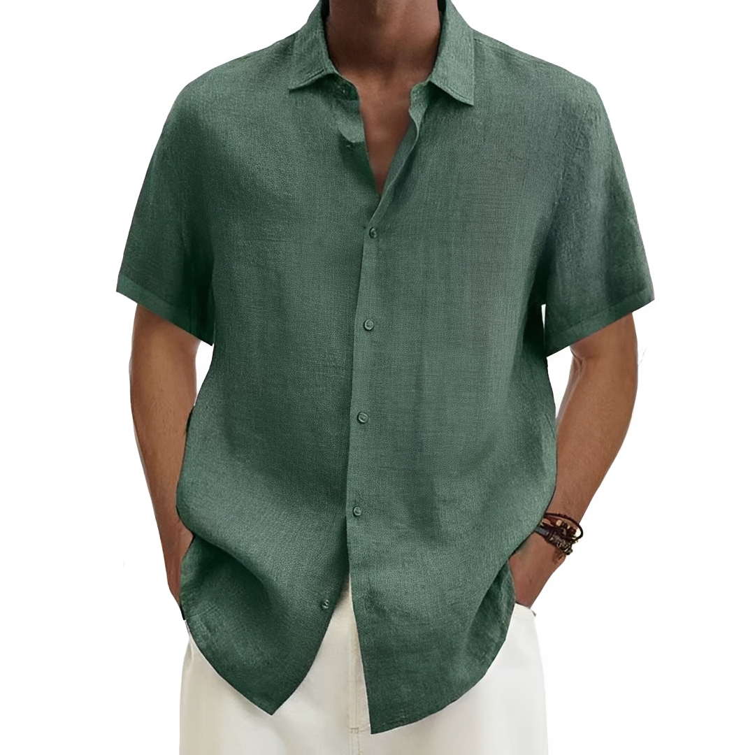 Aamon - Breathable Summer Polo Shirt for Men