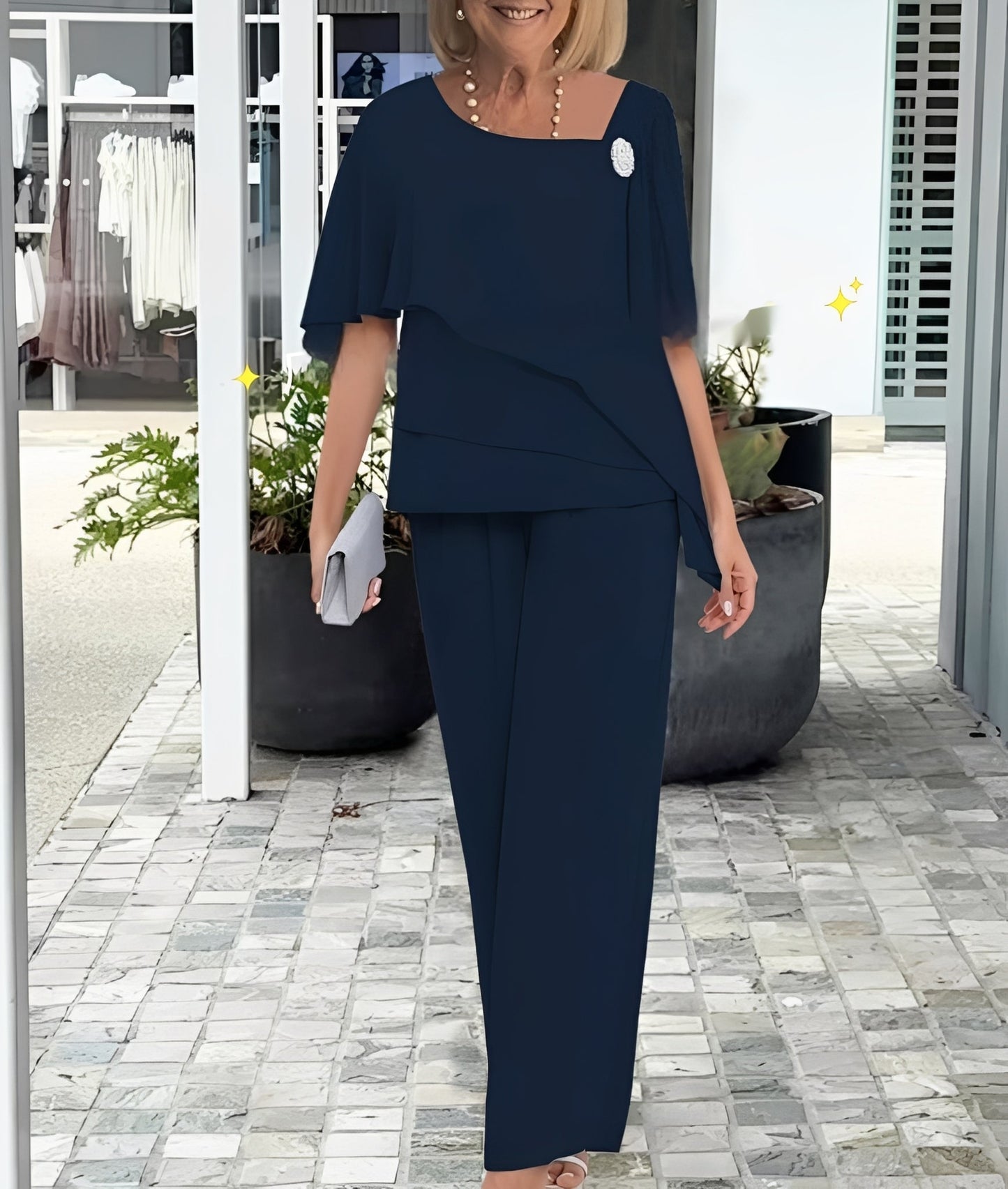 Leah - Elegant, Loose-Fitting Two-Piece Set for Women