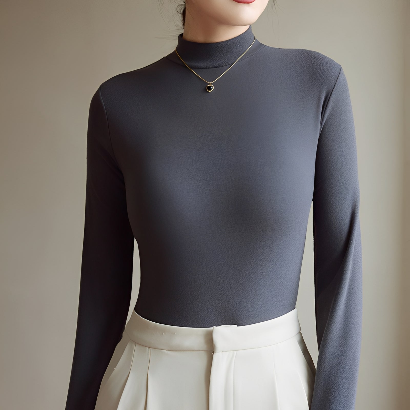 Antonette - Elegant turtleneck top