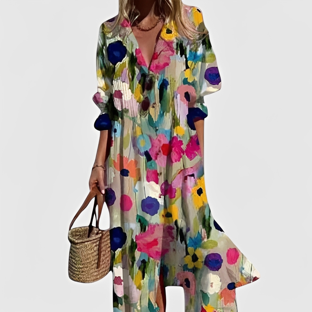 Millie - Stylish floral midi dress