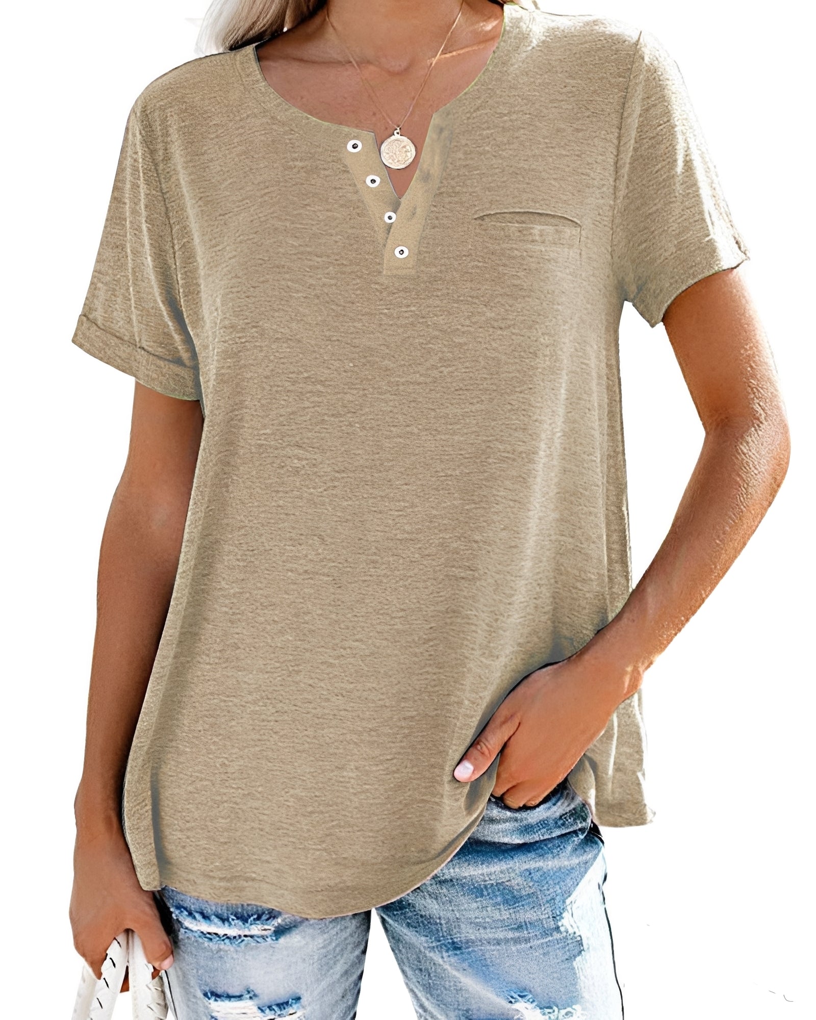 Alyssa - Women's casual, loose-fitting T-shirt