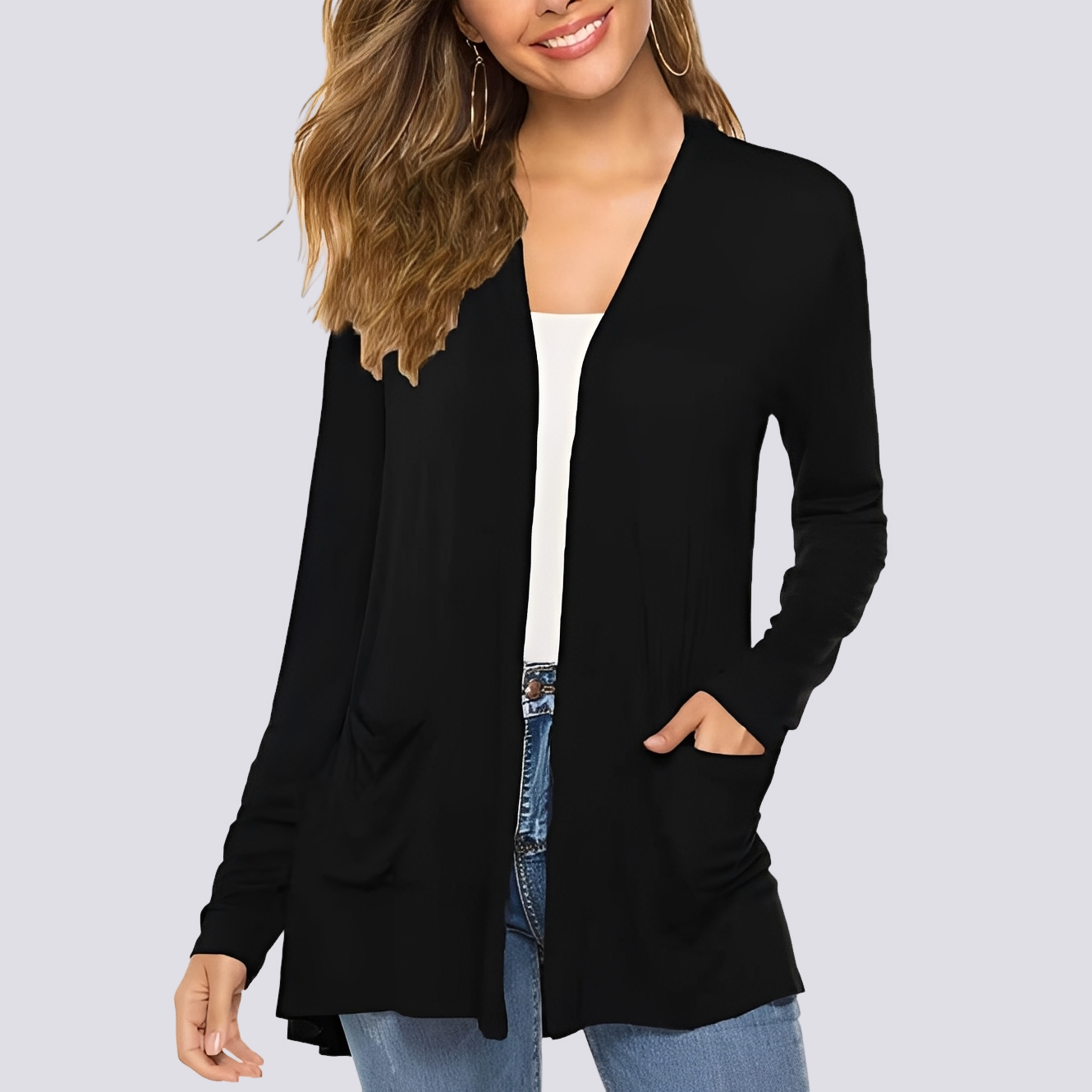 Bertha - Casual Long-sleeve Cardigan
