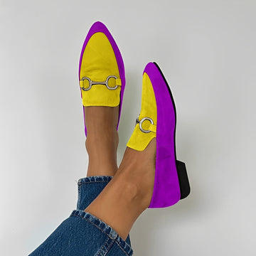 Vinnie - Stylish Bold Pointed Loafers