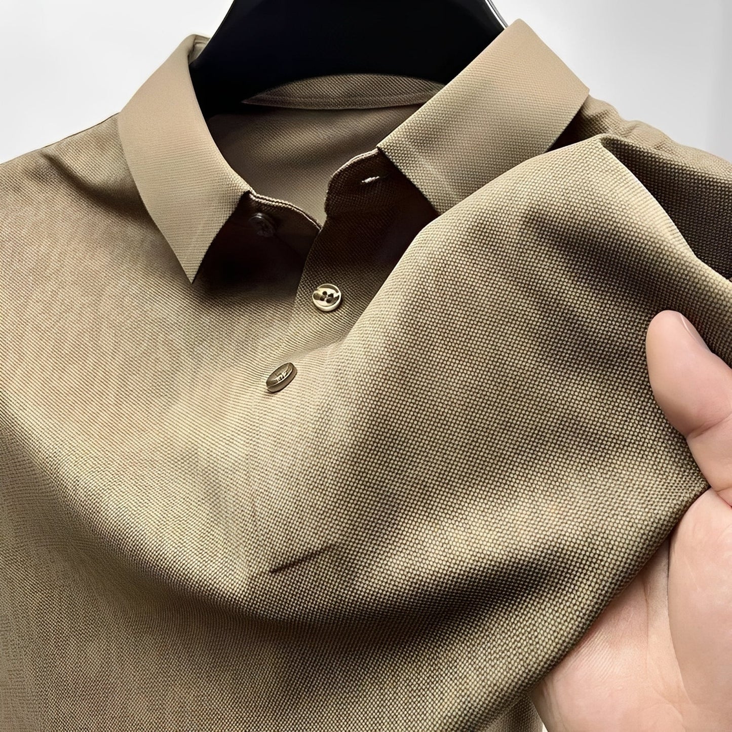 Zack - Men's casual patterned polo shirt