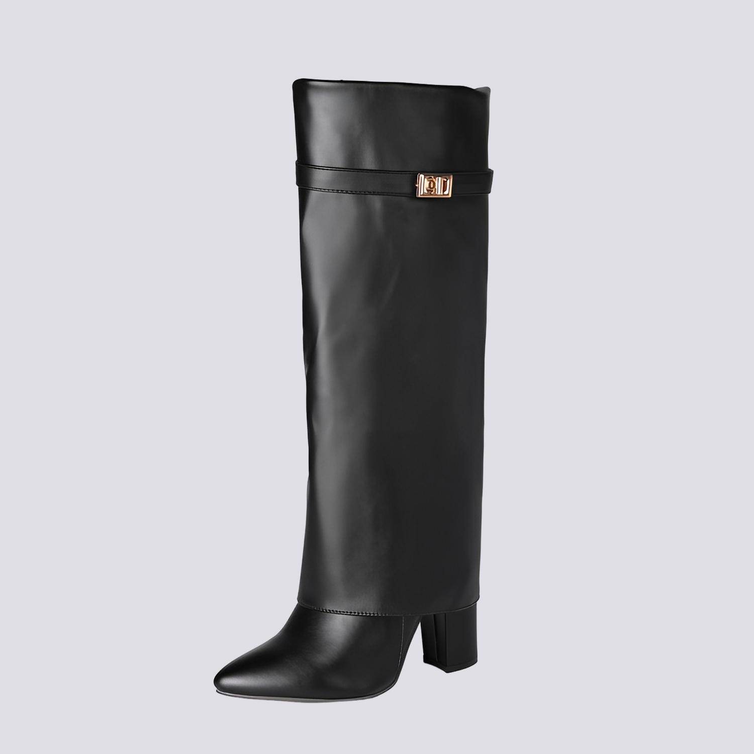 Jacqueline - Trendy Boots with Chunky Heel