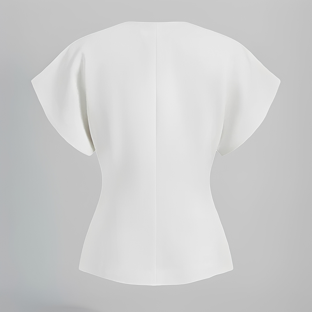 Ariella - Trendy V-neck blouse
