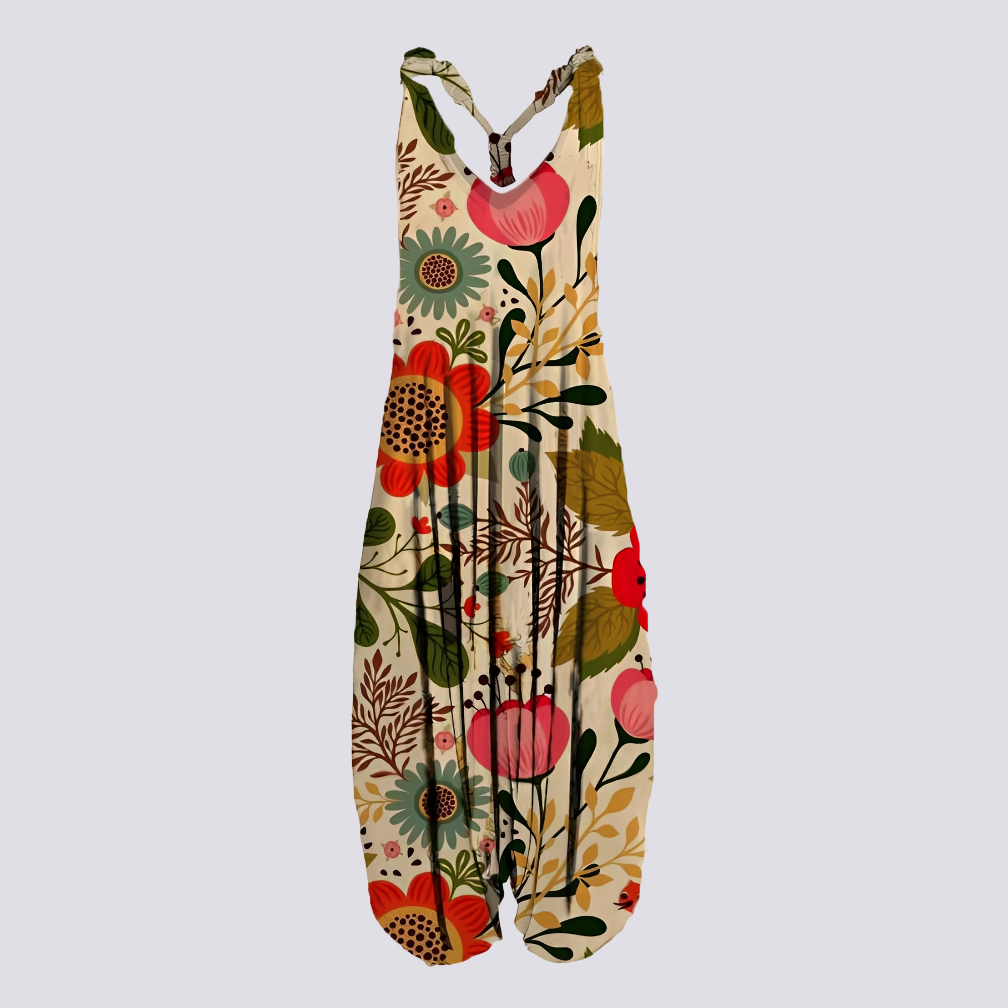 Jennifer - Relaxed Sleeveless Jumpsuit