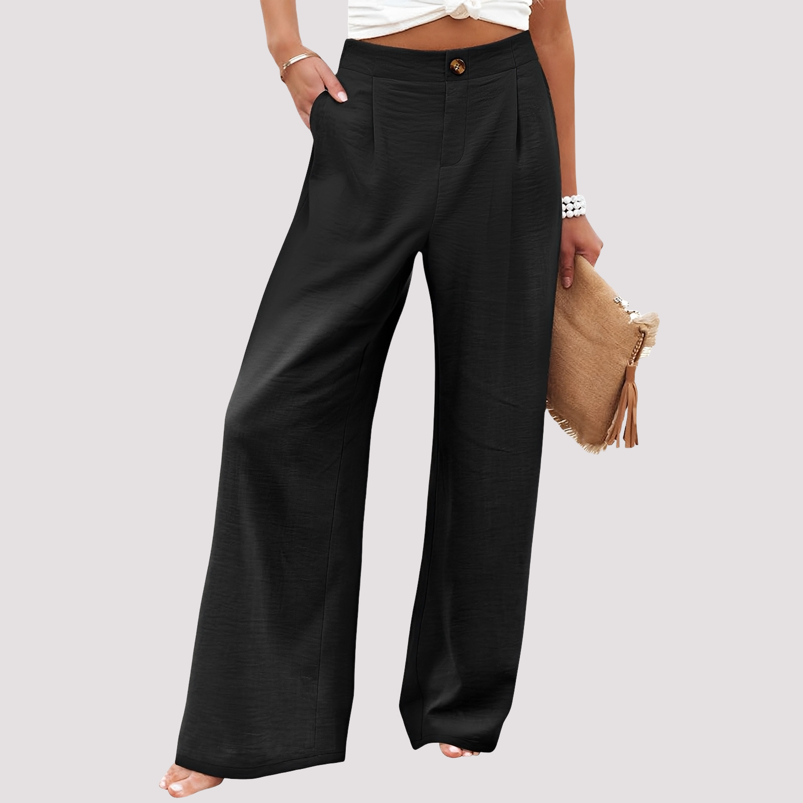 Helen - Women's casual wide-leg pants
