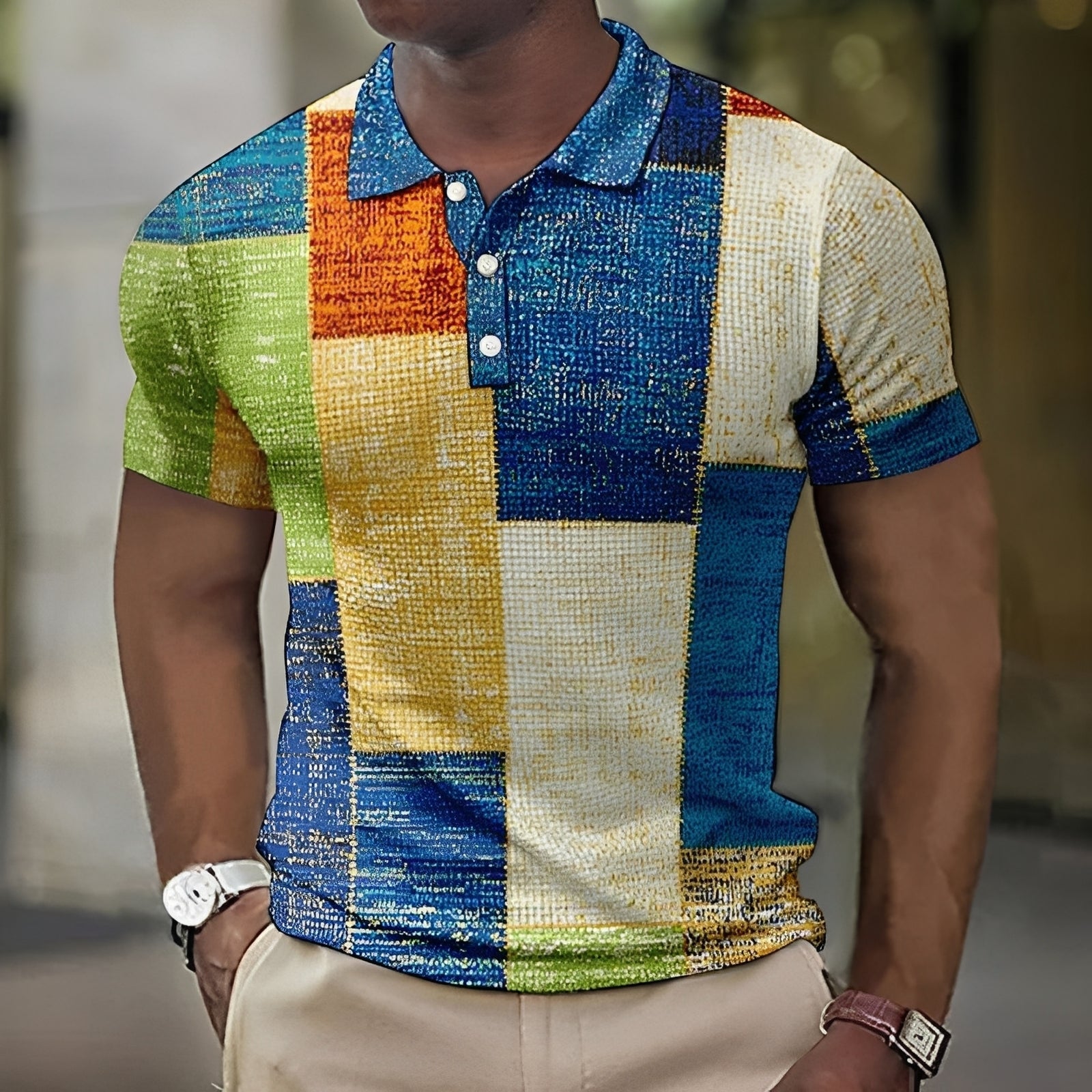 Jimmy - Stylish Plaid Print Shirt