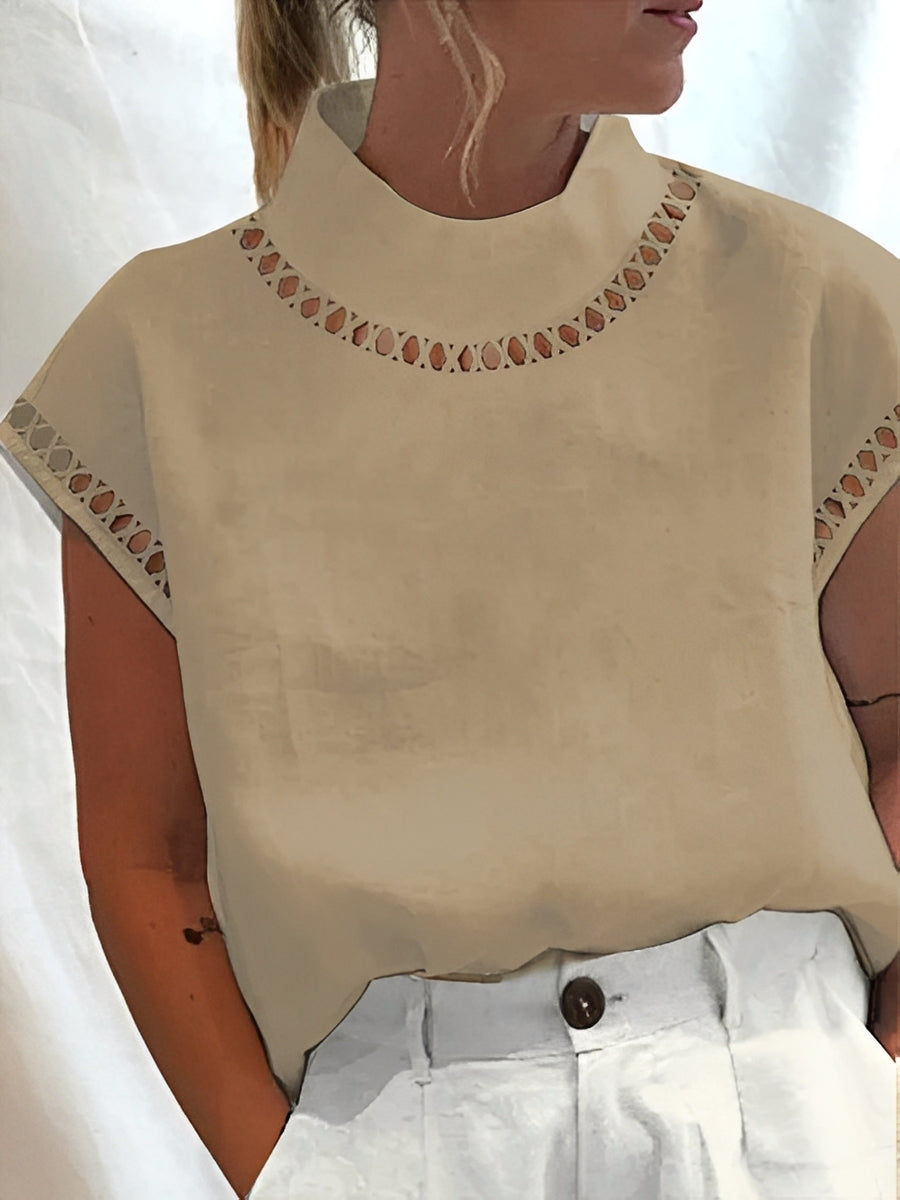 Nannie - Women's trendy blouse with cutout